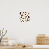 Abstract patroon poster (Keuken)