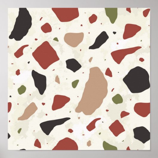 Abstract patroon poster (Voorkant)