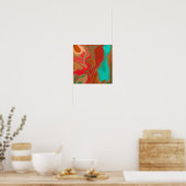 abstract patroon. poster (Keuken)