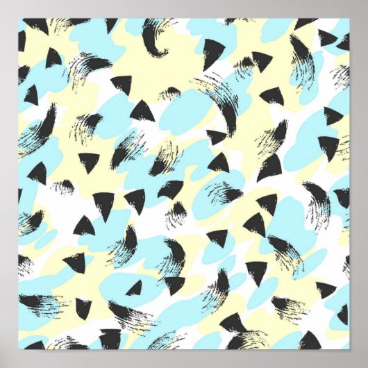 Abstract patroon poster (Voorkant)