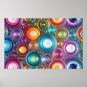Abstract patroon poster