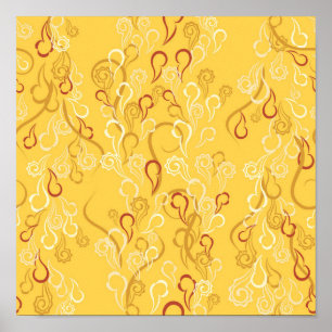 Abstract patroon poster
