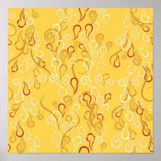 Abstract patroon poster (Voorkant)