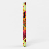 Abstract patroon rode vloeibare regenboog Stippen Case-Mate iPhone Case (Achterkant/rechts)