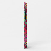 Abstract patroon rode vloeibare regenboog Stippen Case-Mate iPhone Case (Achterkant/links)