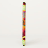 Abstract patroon rode vloeibare regenboog Stippen Case-Mate iPhone Case (Achterkant / rechts)