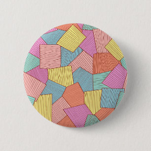 Abstract patroon ronde button 5,7 cm