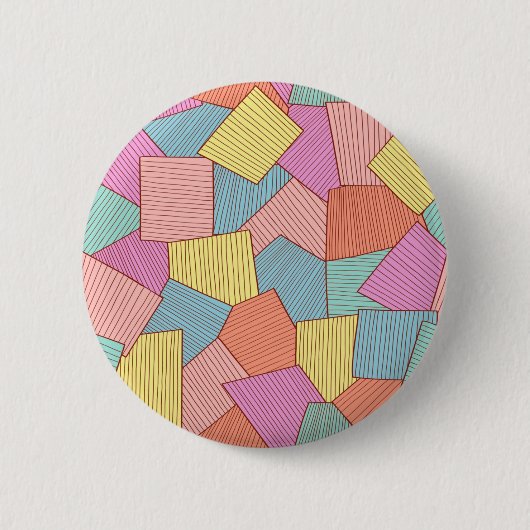 Abstract patroon ronde button 5,7 cm (Voorkant)