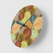 Abstract patroon ronde klok (Hoek)