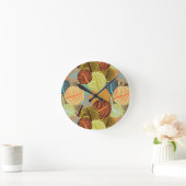 Abstract patroon ronde klok (Huis)