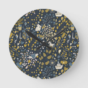 Abstract  patroon ronde klok