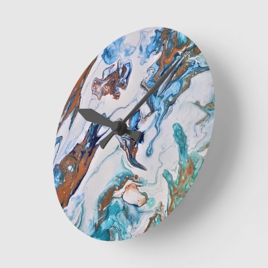 Abstract patroon. ronde klok (Hoek)