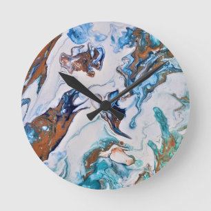 Abstract patroon. ronde klok