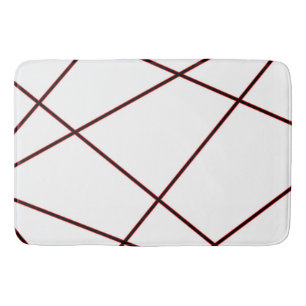 Abstract patroon - rood badmat