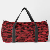 Abstract patroon rood zwart groot plunjezak (Voorkant)