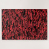 Abstract patroon rood zwart legpuzzel (Horizontaal)