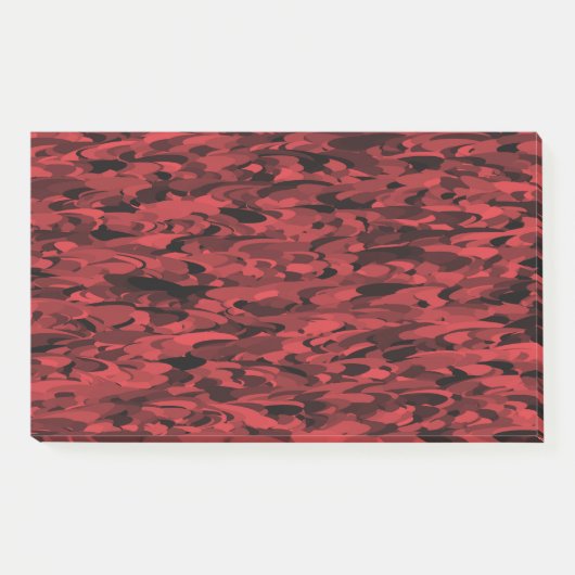 Abstract patroon rood zwart post-it® notes (Voorkant)