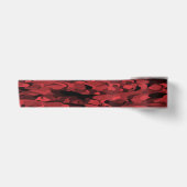 Abstract patroon rood zwart satijnen lint (Voorkant)