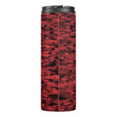 Abstract patroon rood zwart thermosbeker (Achterkant)
