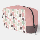 Abstract Patroon Roze Bruin Groen Toilettasje (Rechterhoek)