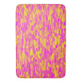 Abstract Patroon Roze Geel Oranje Badmat (Voorkant Verticaal)