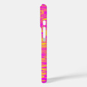 Abstract patroon roze geel oranje Case-Mate iPhone case (Achterkant / Links)