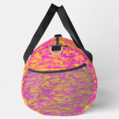 Abstract patroon roze geel oranje groot plunjezak (Rechts)