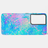 Abstract patroon samsung galaxy hoesje (Linkerkant)