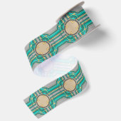 abstract patroon satijnen lint (Achterkant)