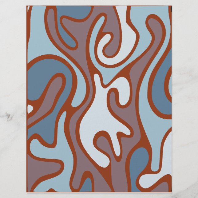 Abstract Patroon Scrapbook Papier: (Voorkant)