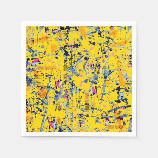 Abstract patroon servet (Voorkant)