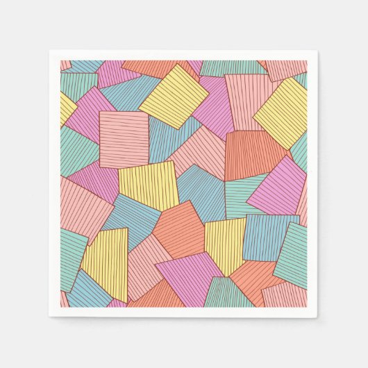 Abstract patroon servet (Voorkant)