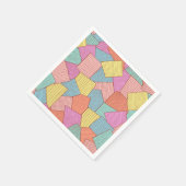 Abstract patroon servet (Hoek)