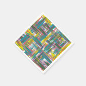 Abstract patroon servet (Hoek)