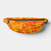 Abstract Patroon Sinaasappel Rood Geel Heuptasje (Liggend)