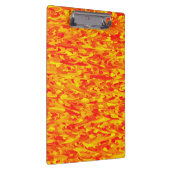 Abstract Patroon Sinaasappel Rood Geel Klembord (Rechts)