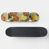 Abstract patroon skateboard (Horizontaal)