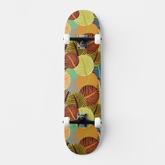 Abstract patroon skateboard (Voorkant)