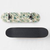 Abstract patroon skateboard (Horizontaal)