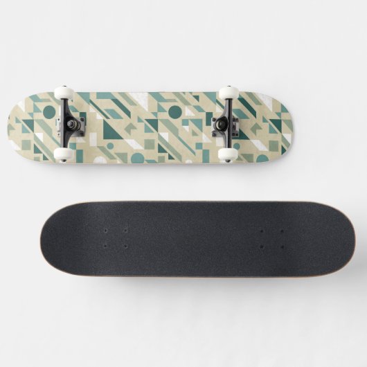 Abstract patroon skateboard (Horizontaal)