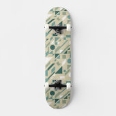 Abstract patroon skateboard (Voorkant)