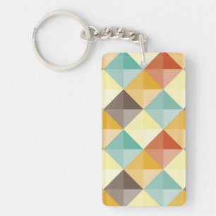 Abstract patroon sleutelhanger