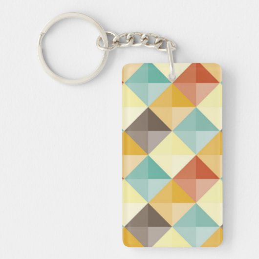 Abstract patroon sleutelhanger (Voorkant)