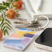 Abstract patroon sleutelhanger (Voorkant Rechts)