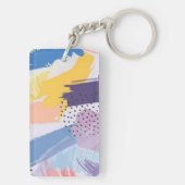 Abstract patroon sleutelhanger (achterkant)