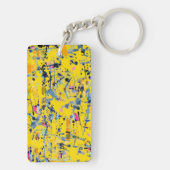 Abstract patroon sleutelhanger (achterkant)