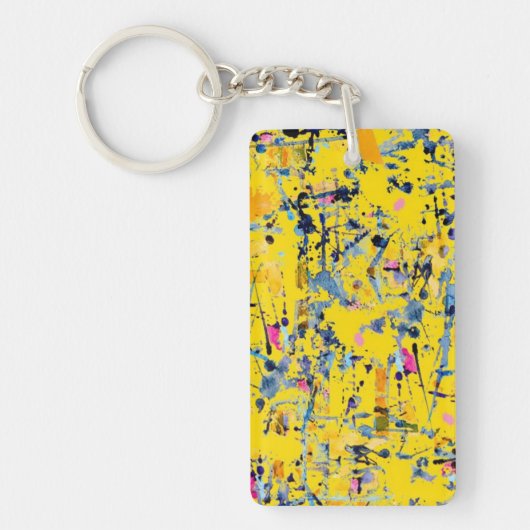 Abstract patroon sleutelhanger (Voorkant)