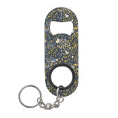 Abstract patroon sleutelhanger flessenopener (Voorkant)