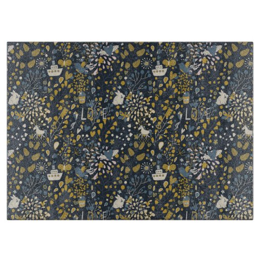 Abstract patroon snijplank (Voorkant)