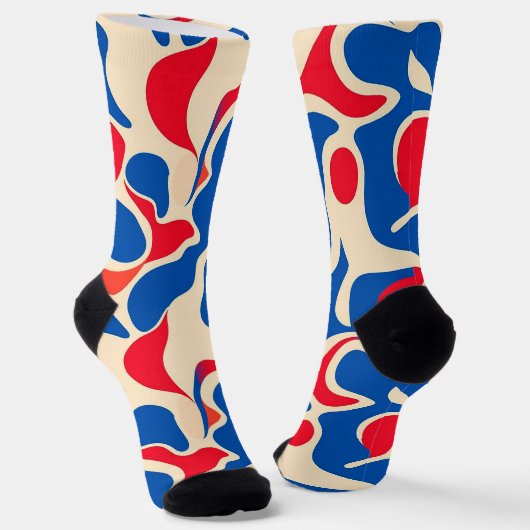 Abstract patroon sokken (Gebogen)